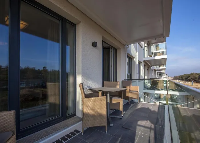 Duenenresidenz Prora - Ferienwohnung Mit Meerblick, 1 Schlafzimmer Und Balkon Np-310