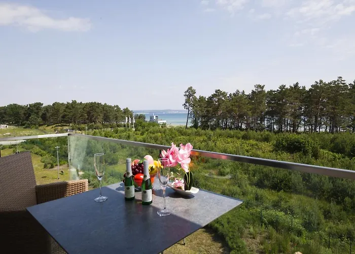 Duenenresidenz Prora - Ferienwohnung Mit Meerblick, 1 Schlafzimmer Und Balkon Np-310
